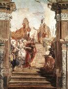 TIEPOLO, Giovanni Domenico The Meeting of Anthony and Cleopatra USA oil painting artist